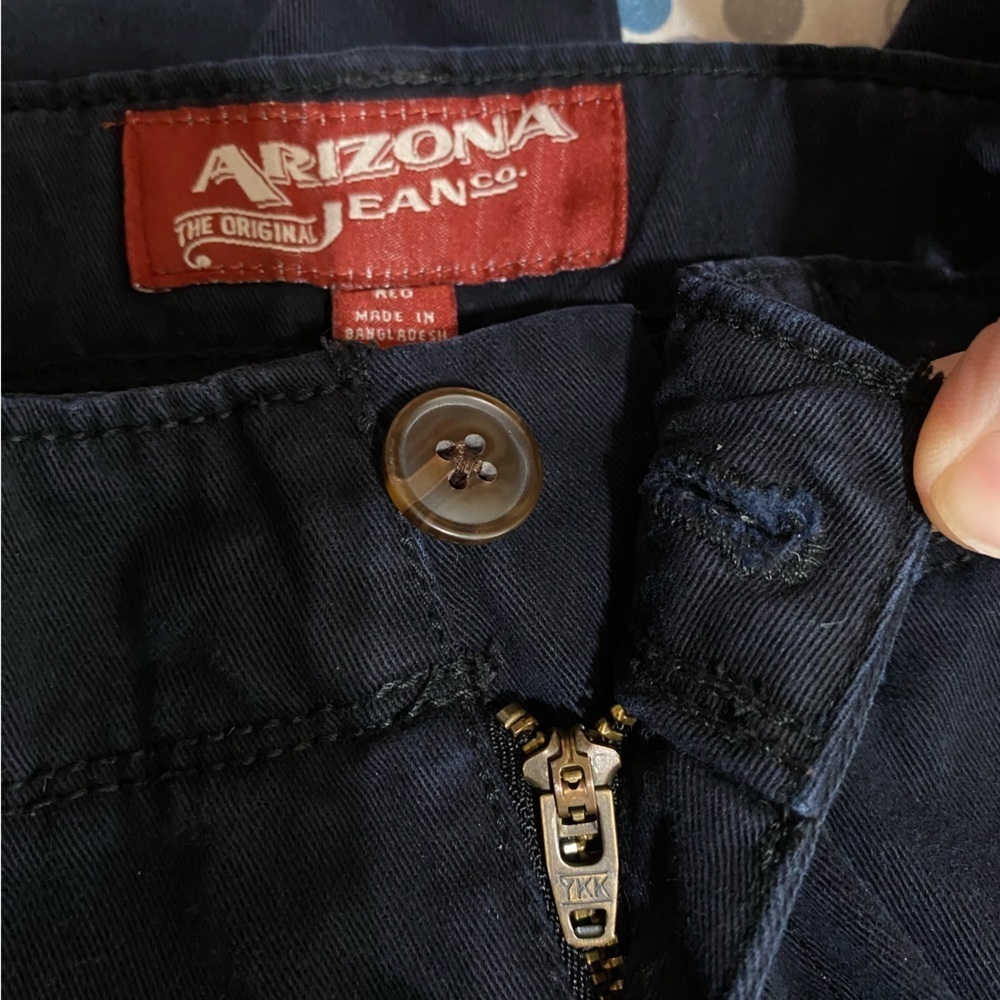 Arizona Jean Co Boy’s Navy Blue Cargo Shorts - Picture 6 of 9